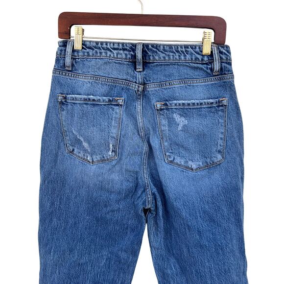 KanCan Signature 90s Straight High Rise Distressed Blue Jeans 28 Vintage Y2K - Picture 7 of 10